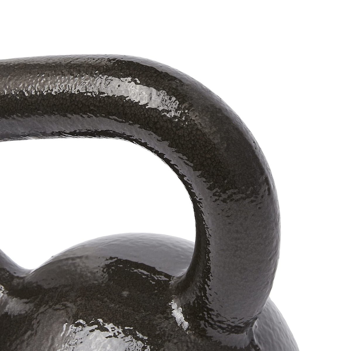 Amazon Basics Cast Iron Kettlebell for Strength Training | Black | 10lbs - 60lbs