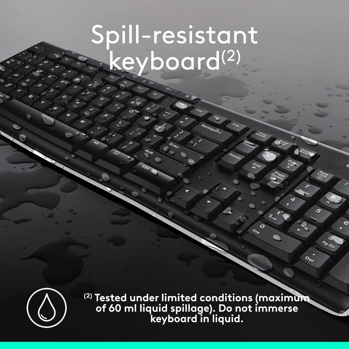 Logitech MK270 Full Size Wireless Keyboard and Mouse Combo