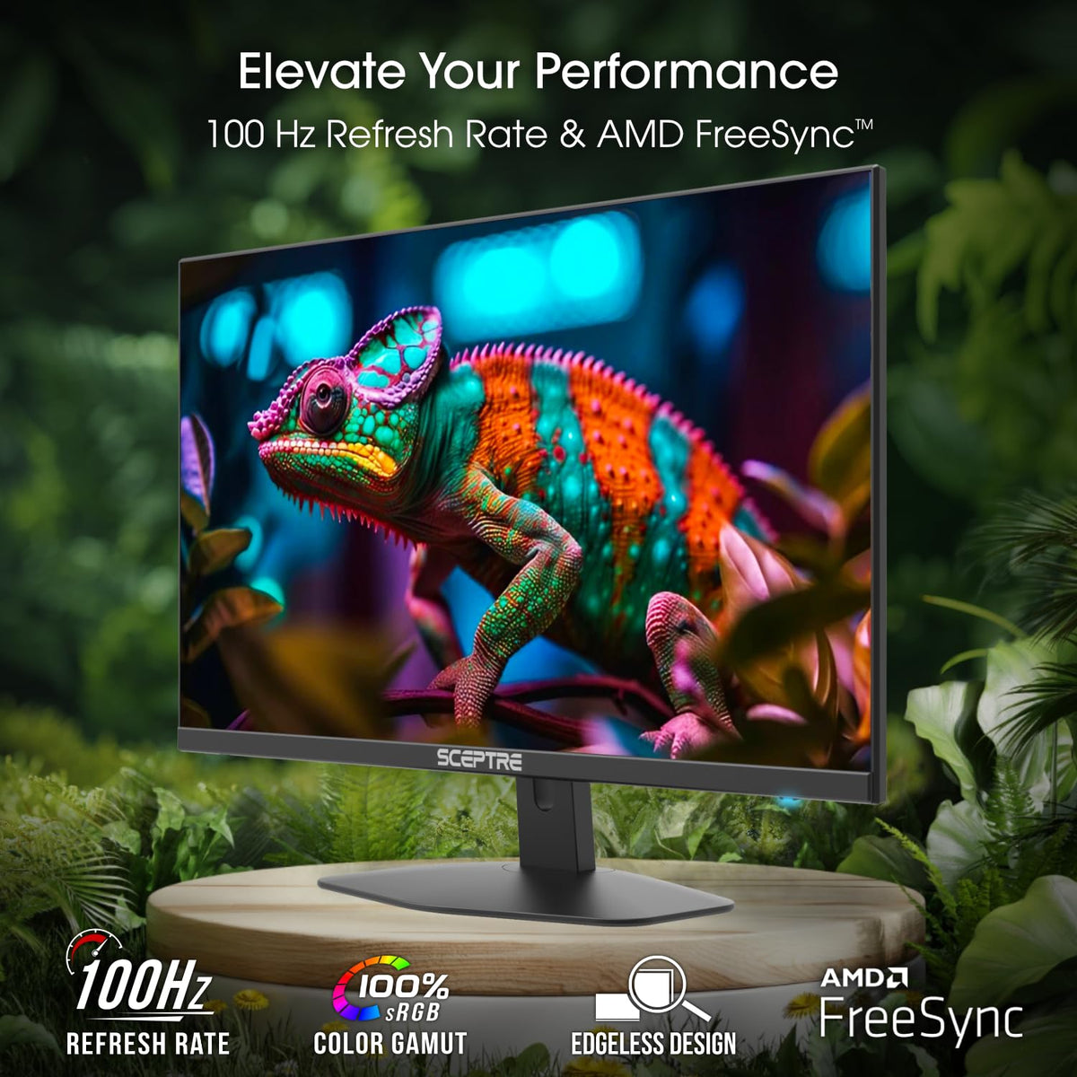 Sceptre Prime Curved 30-inch Gaming Monitor 200+Hz FreeSync Build-in Speakers 2560 x 1080p HDMI DP Machine Black 2026 (C305B-200UN Series)