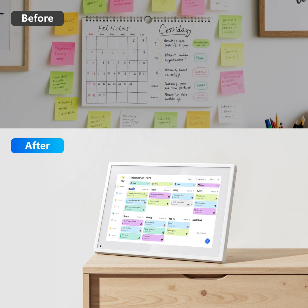 Digital Calendar – 27 Inch Wall Calendar Interactive Touchscreen Display