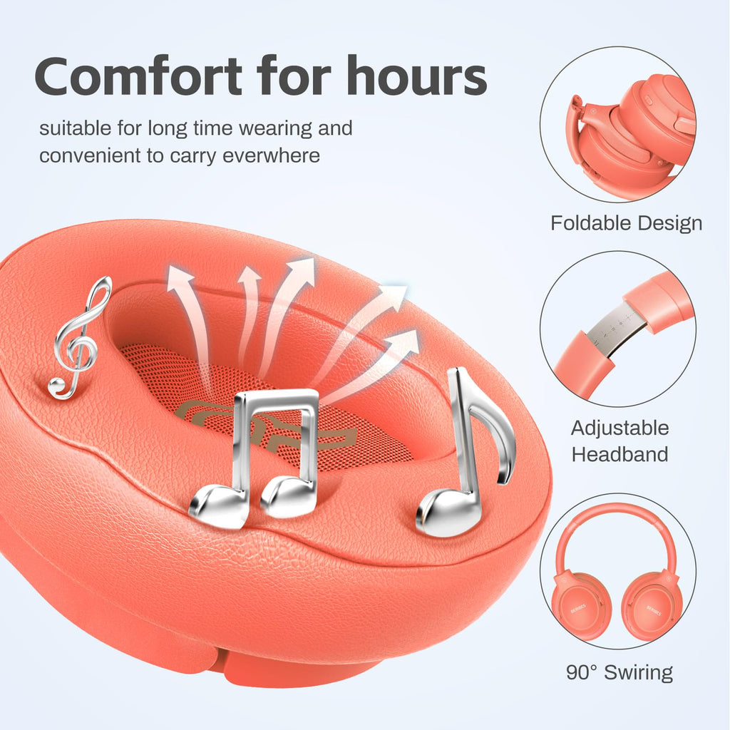BERIBES Bluetooth Headphones Over Ear Wireless