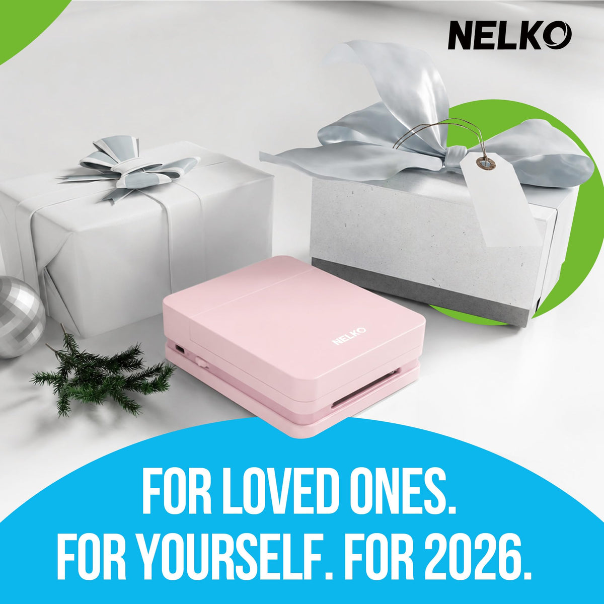 Nelko PP01 Photo Printer, 2x3 Portable Photo Printer