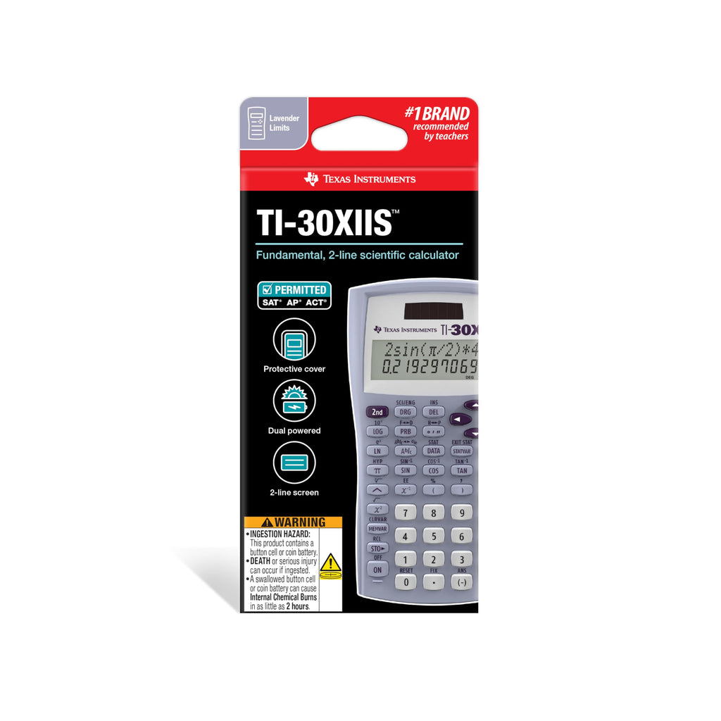 TI-30XIIS Scientific Calculator Texas Instruments, Black