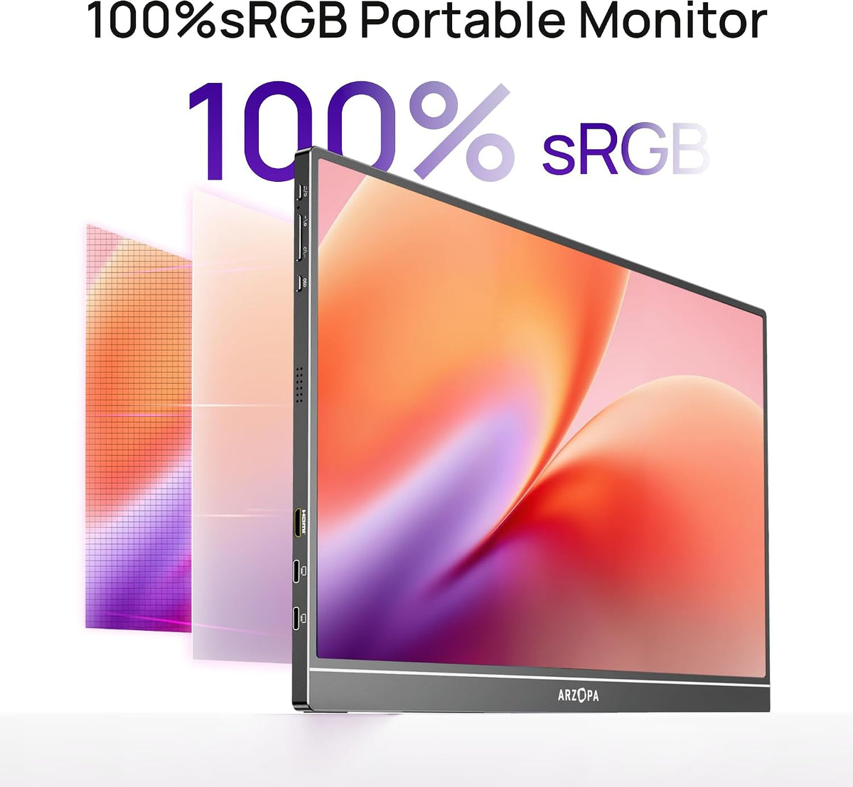 ARZOPA 16.1'' 144Hz Portable Gaming Monitor 106% sRGB - Z1FC