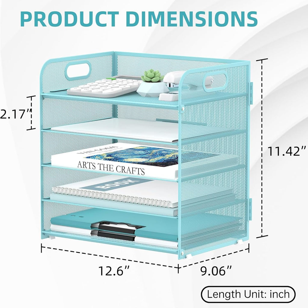 Supeasy 2 Pack 5-Tier Desk Organizer