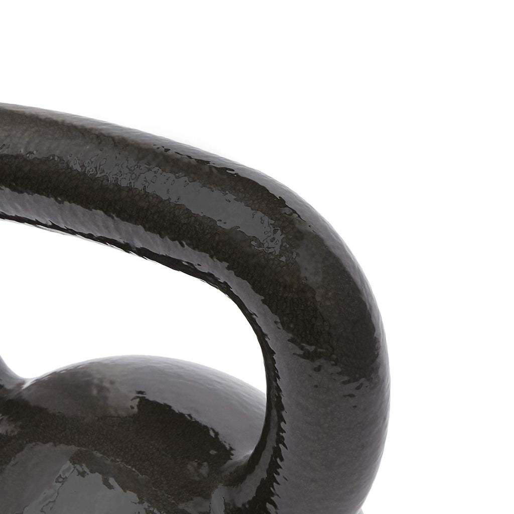 Amazon Basics Cast Iron Kettlebell for Strength Training | Black | 10lbs - 60lbs