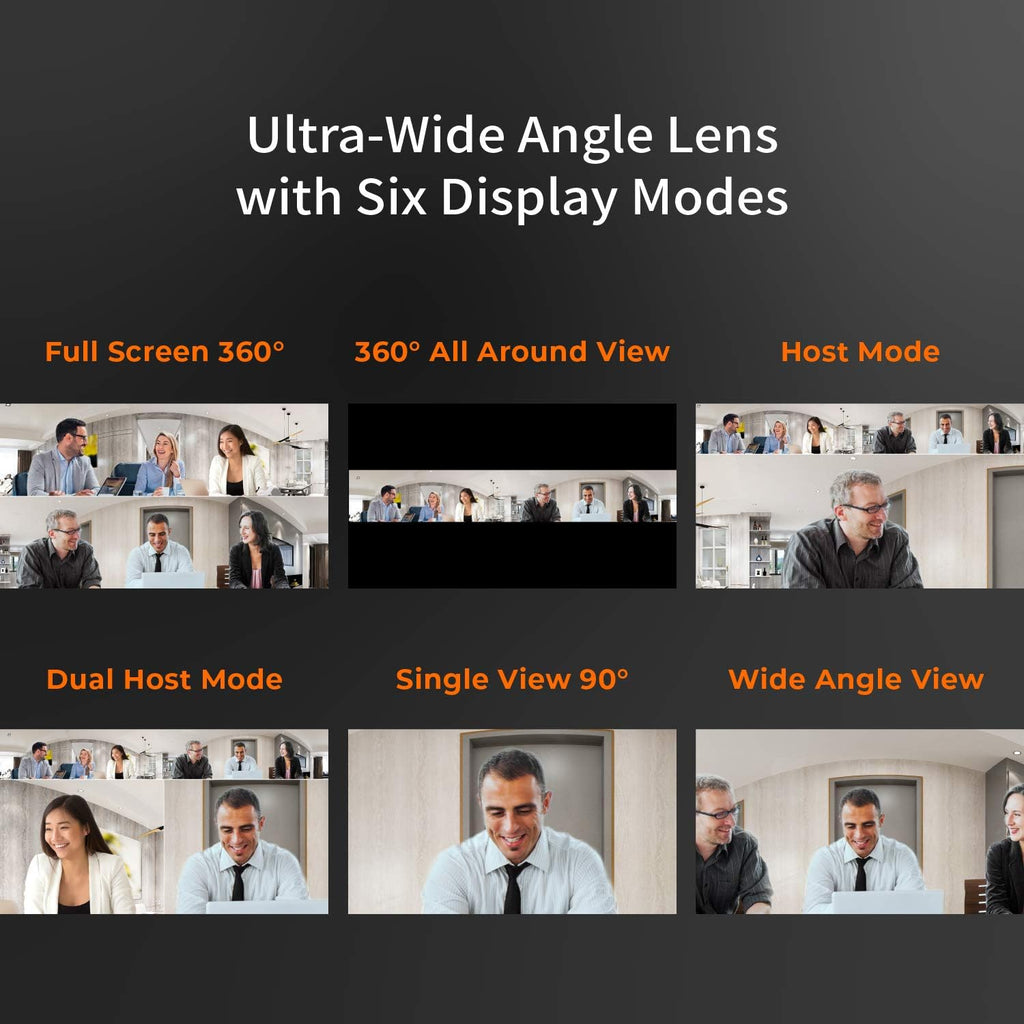 j5create 360 Degree All Around Meeting Webcam | 1080P HD