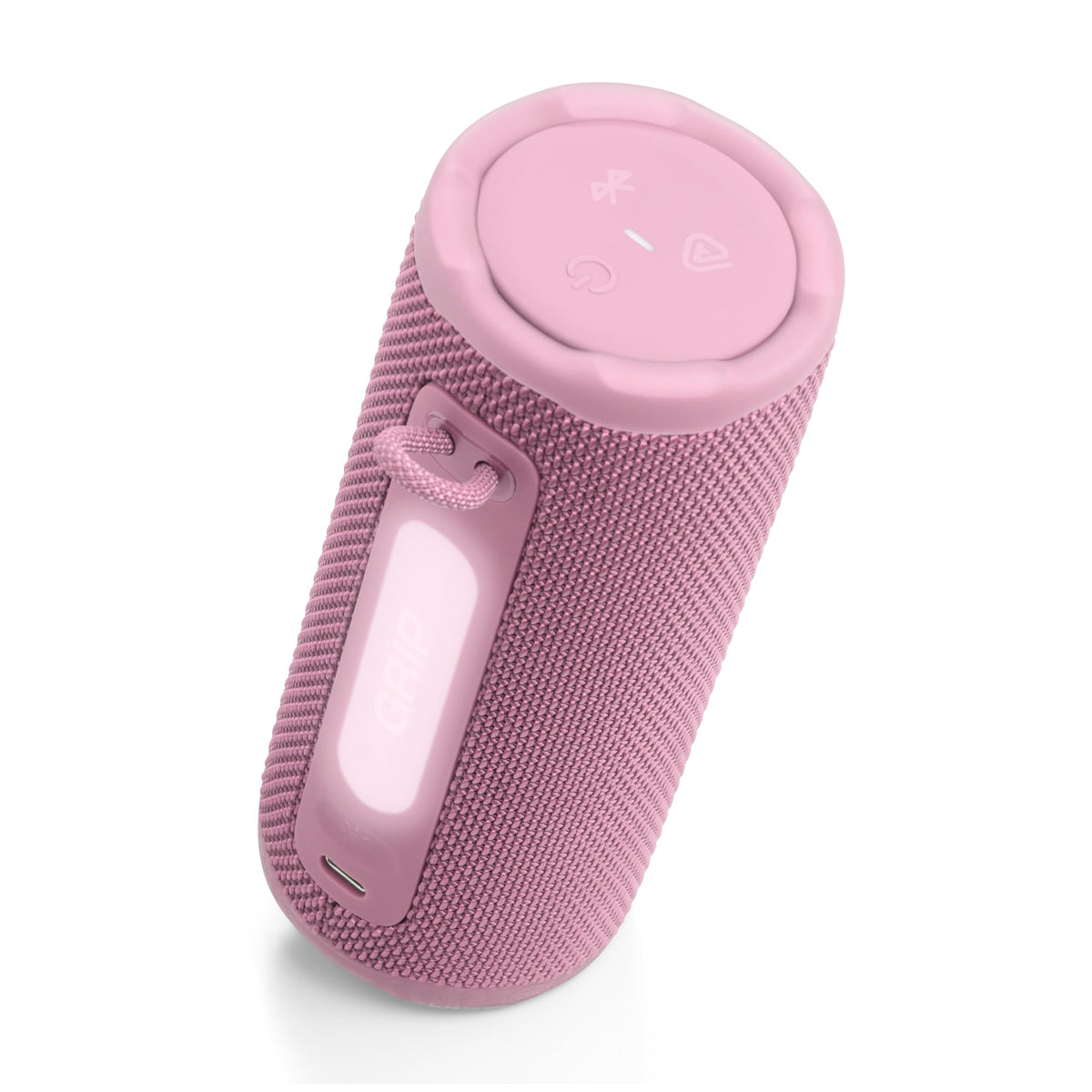 JBL Grip Portable Bluetooth Speaker, Waterproof, Ambient Light - White