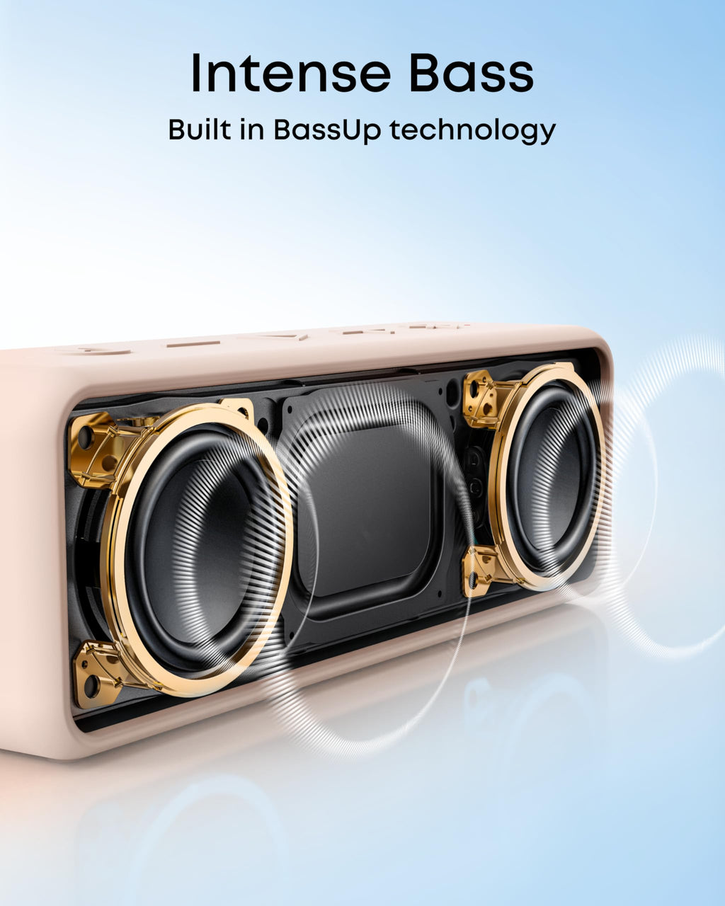Anker soundcore 2 Portable Bluetooth Speaker, Stereo Sound, IPX7