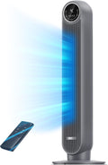 DREO Tower Fan for Bedroom, 25ft/s Velocity, 28dB Ultra Quiet, 4 Speeds