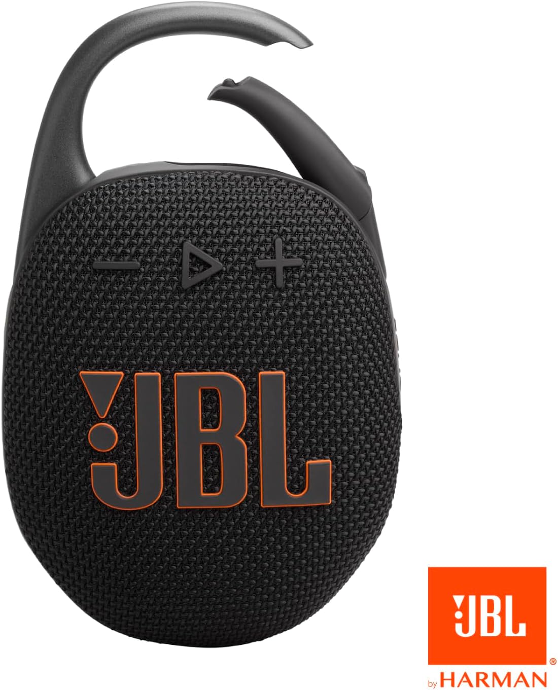 JBL Clip 5 - Ultra-Portable, Waterproof & Dustproof Bluetooth Speaker, Big JBL Pro Sound with Punchy bass, Integrated Carabiner, Up to 12 Hours of Play, Made in Part with Recycled Materials (Black)