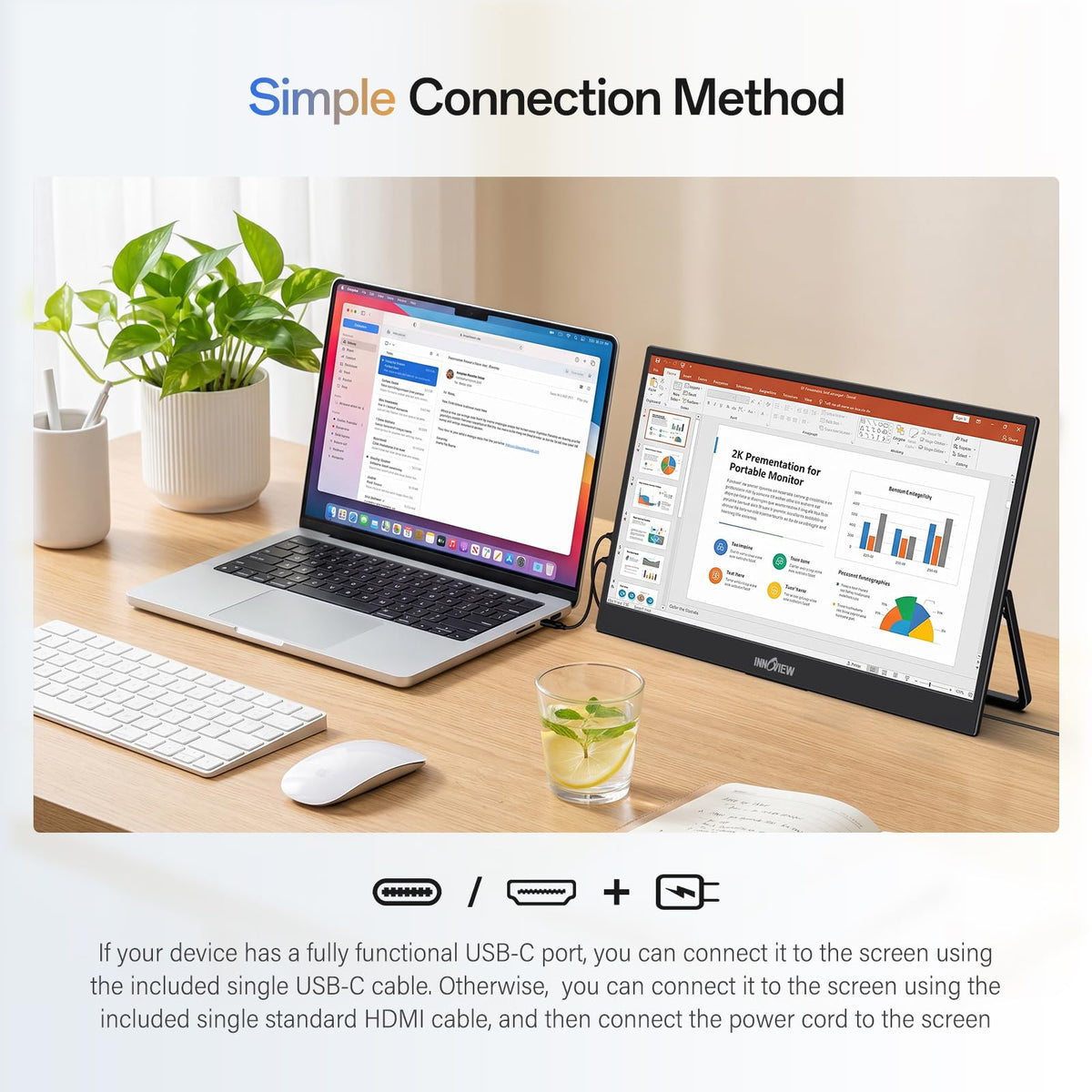 InnoView 2K Portable Monitor