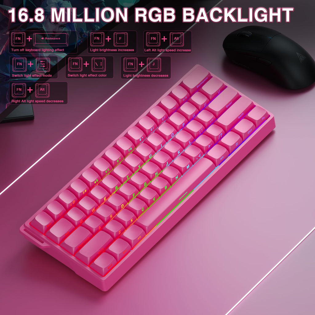 Mechanical Gaming Keyboard Wired, Magnetic Switches Hot Swappable