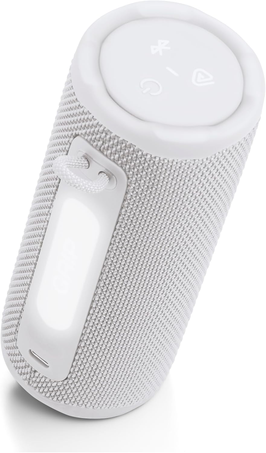 JBL Grip Portable Bluetooth Speaker, Waterproof, Ambient Light - White