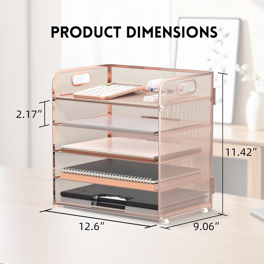Supeasy 2 Pack 5-Tier Desk Organizer