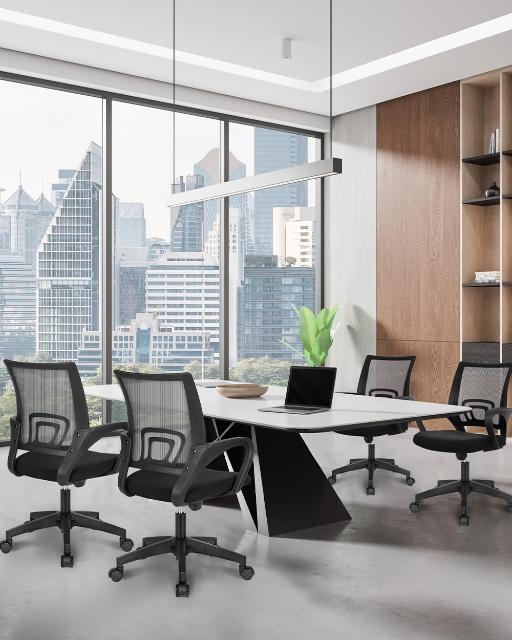 Office Computer Chair Ergonomic Mid-Back Mesh Desk