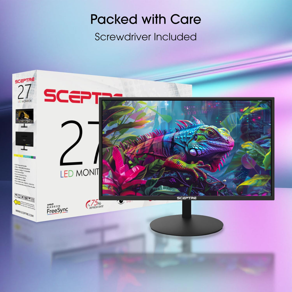 Sceptre Prime Curved 30-inch Gaming Monitor 200+Hz FreeSync Build-in Speakers 2560 x 1080p HDMI DP Machine Black 2026 (C305B-200UN Series)