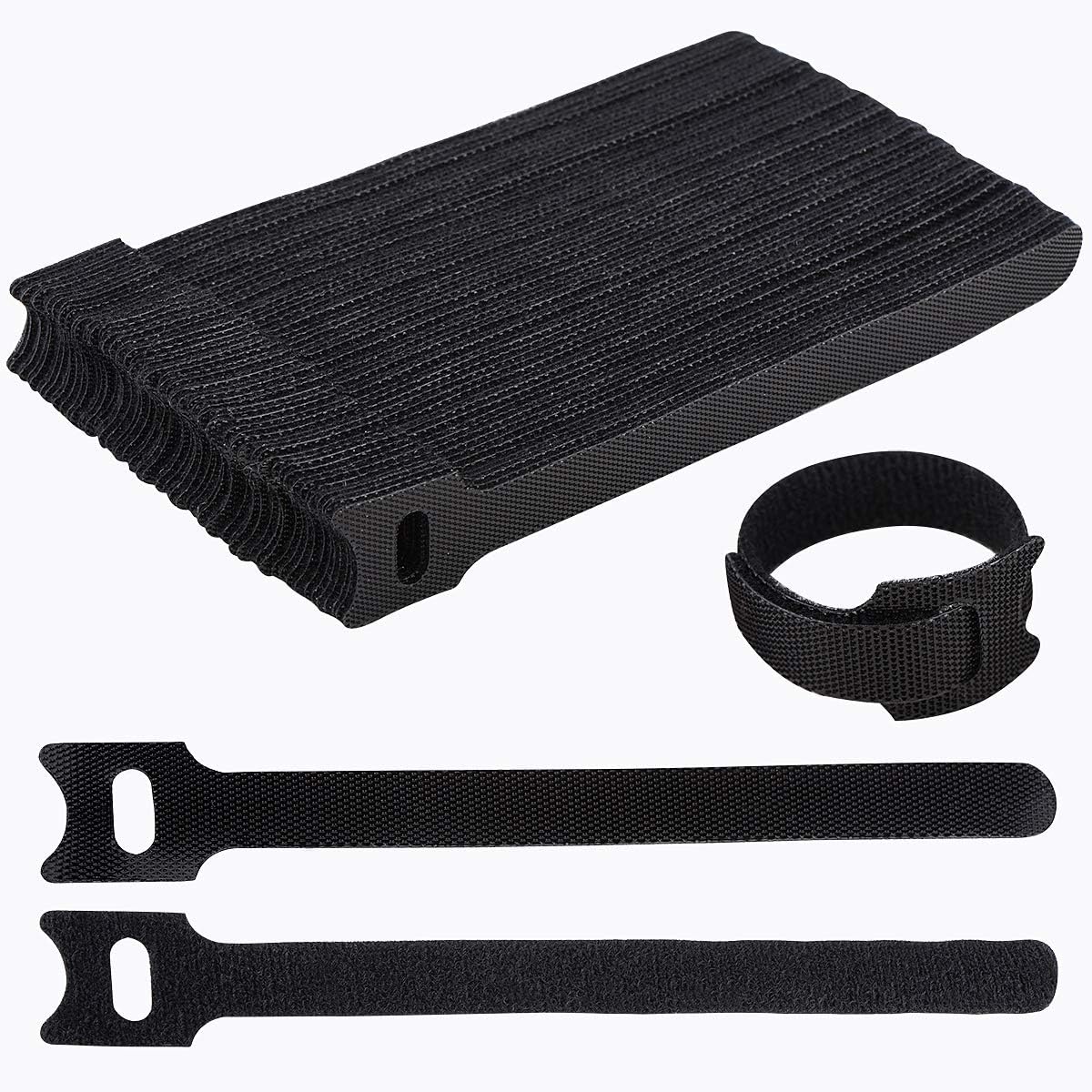60 PCS 6 Inches Reusable Cable Ties For Cable Management