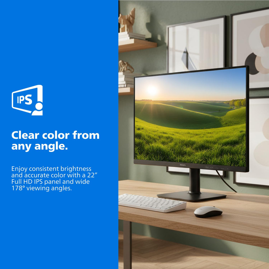 Philips 24 Inch Computer Monitor FHD 180Hz IPS, 24E2G2200