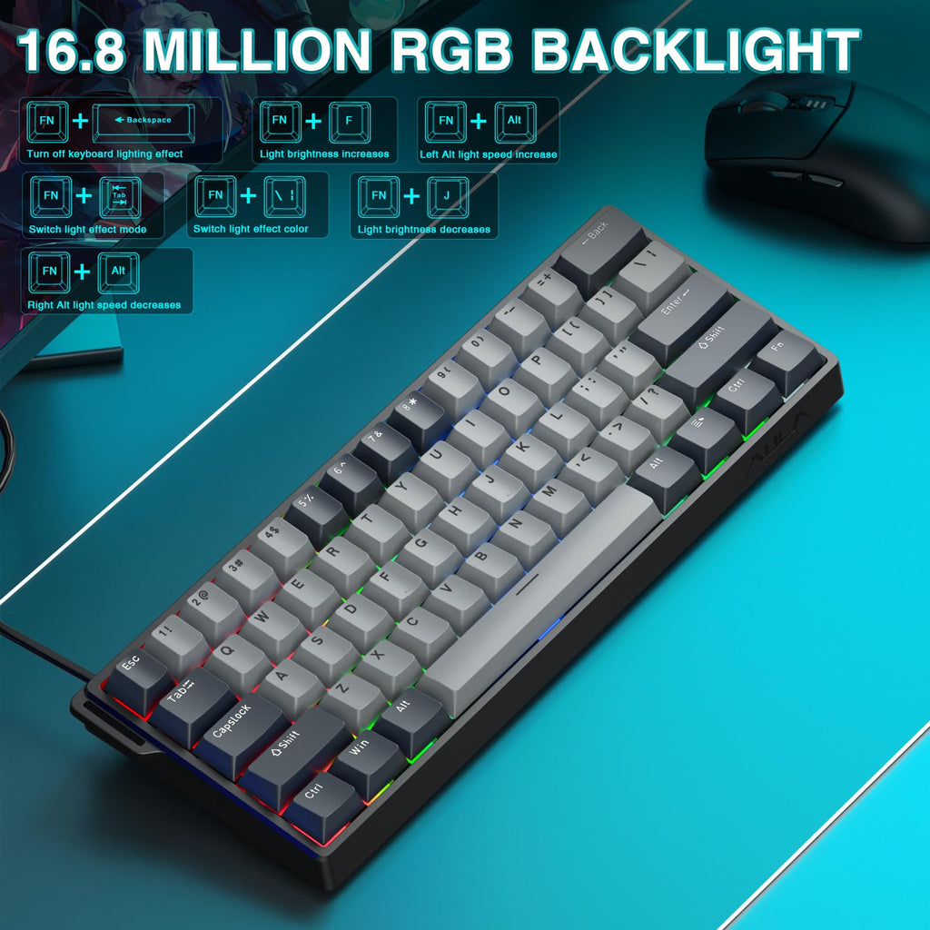 Mechanical Gaming Keyboard Wired, Magnetic Switches Hot Swappable