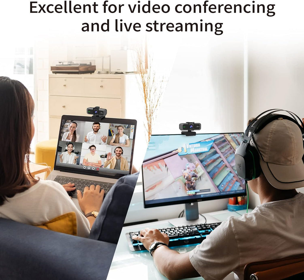 j5create 4K Wide Angle Webcam with Microphone