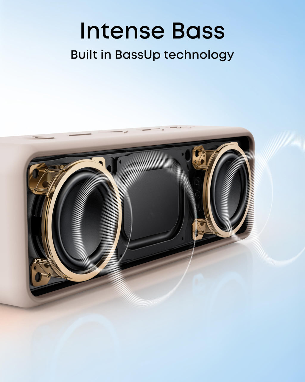 Anker soundcore 2 Portable Bluetooth Speaker, Stereo Sound, IPX7