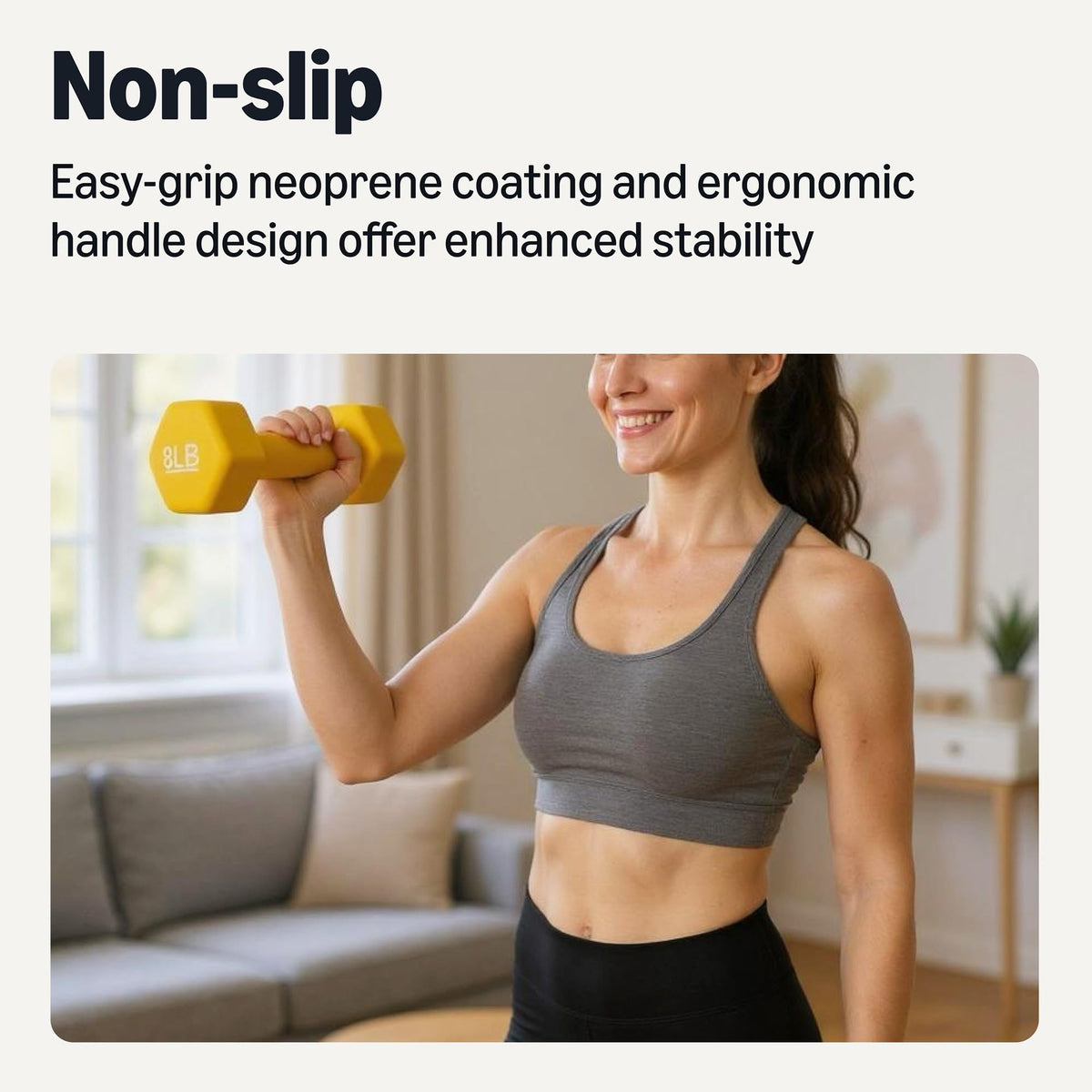Amazon Basics Neoprene Hand Dumbbell Weights for Exercise & Toning