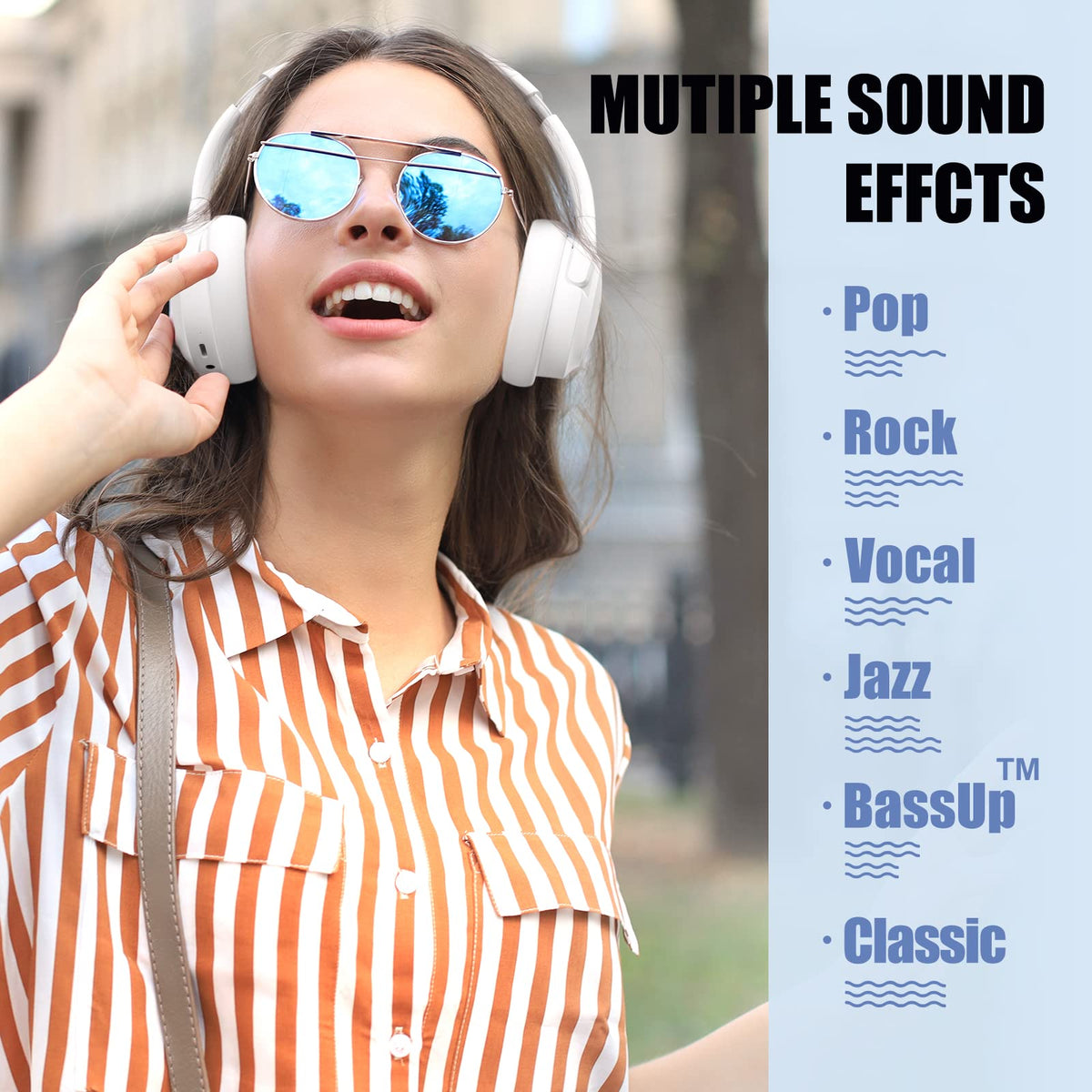 BERIBES Bluetooth Headphones Over Ear Wireless