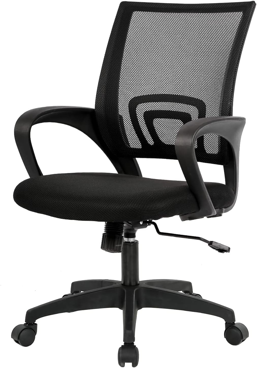 Ergonomic Office Chair | Mid-Back Swivel Desk Chair | with Lumbar Support