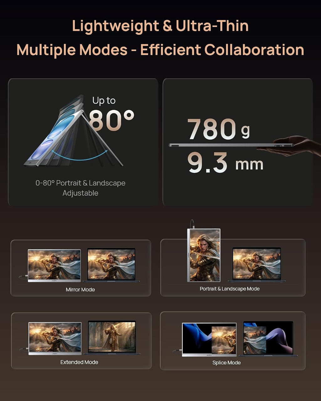 ARZOPA 16.1'' 144Hz Portable Gaming Monitor 106% sRGB - Z1FC