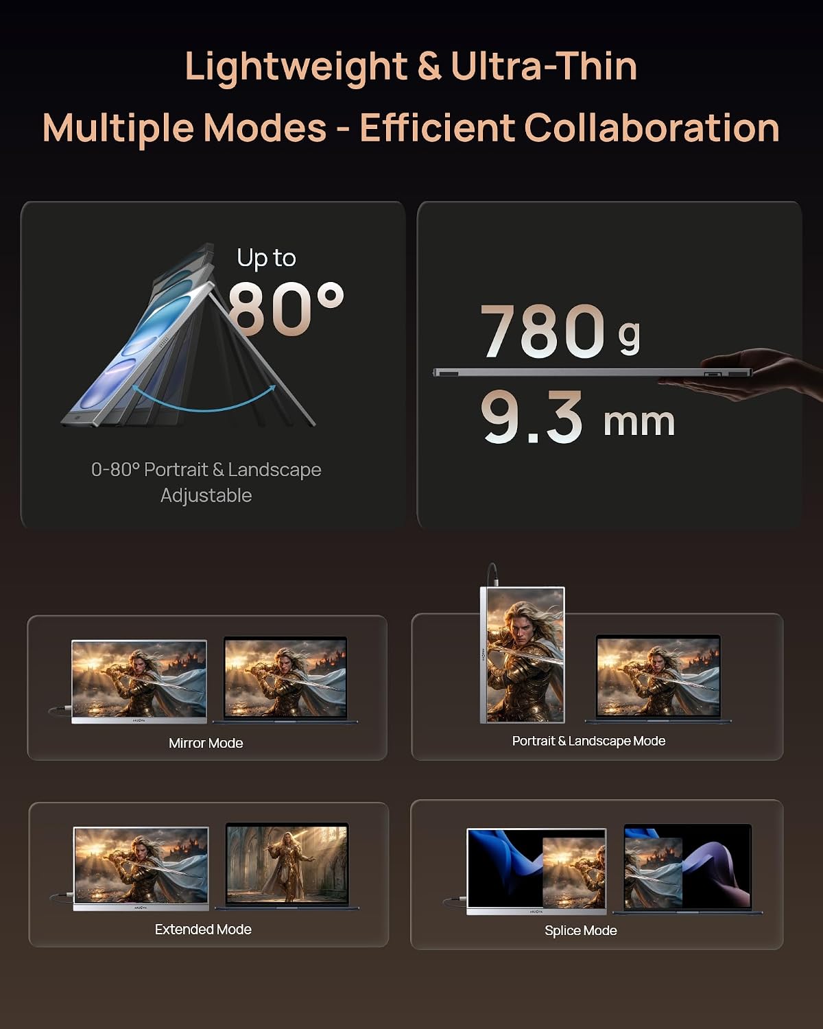 ARZOPA 16.1'' 144Hz Portable Gaming Monitor 106% sRGB - Z1FC