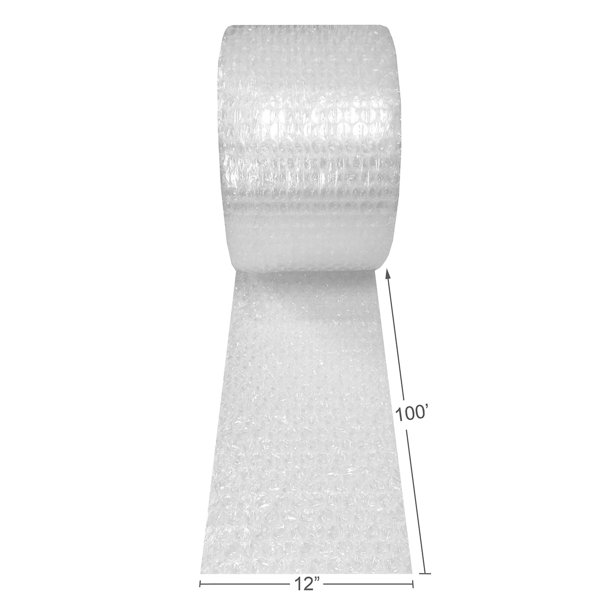 Amazon Basics Bubble Wrap | 12-inch x 175-ft Long Roll | Small 3/16" | Clear
