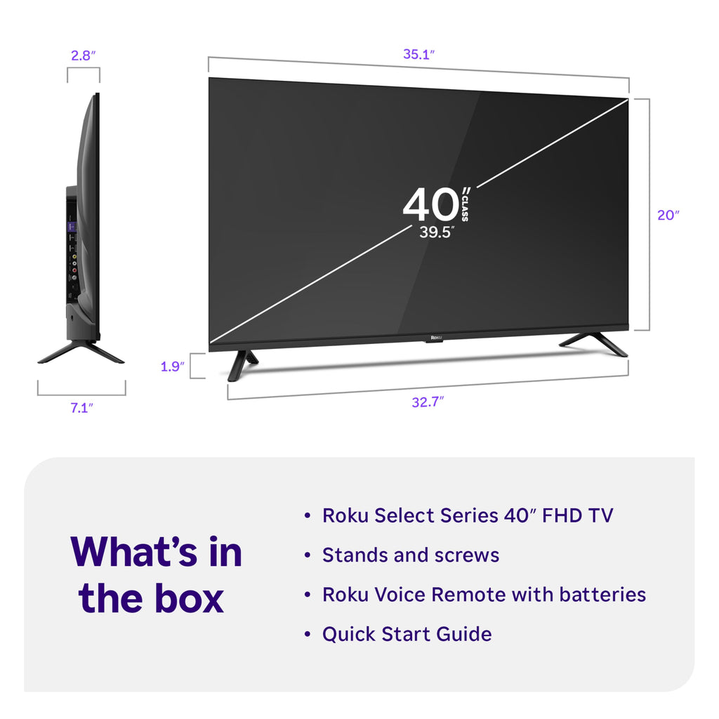 Roku 24-Inch 720p HD Smart TV with Voice Remote 2026