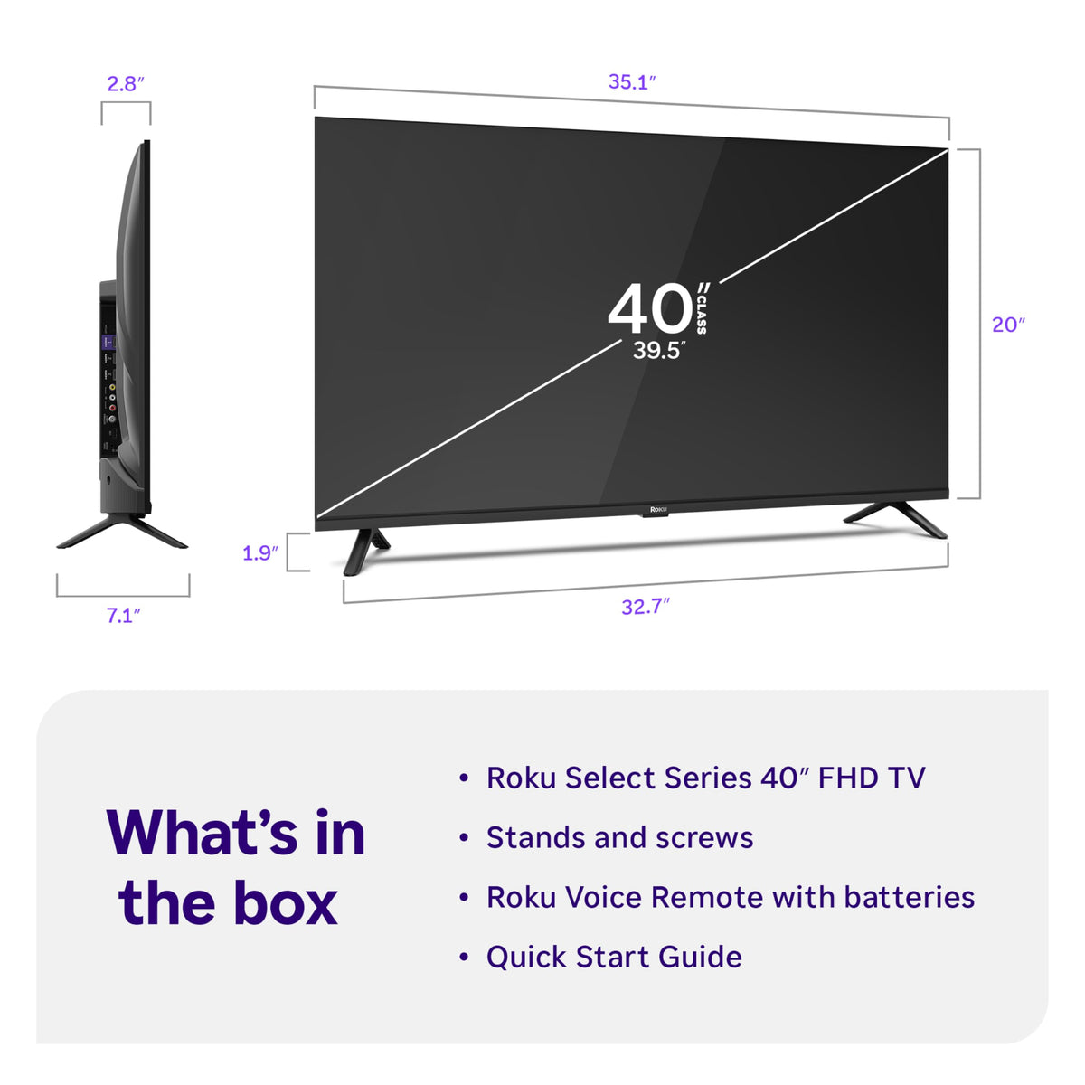 Roku 24-Inch 720p HD Smart TV with Voice Remote 2026