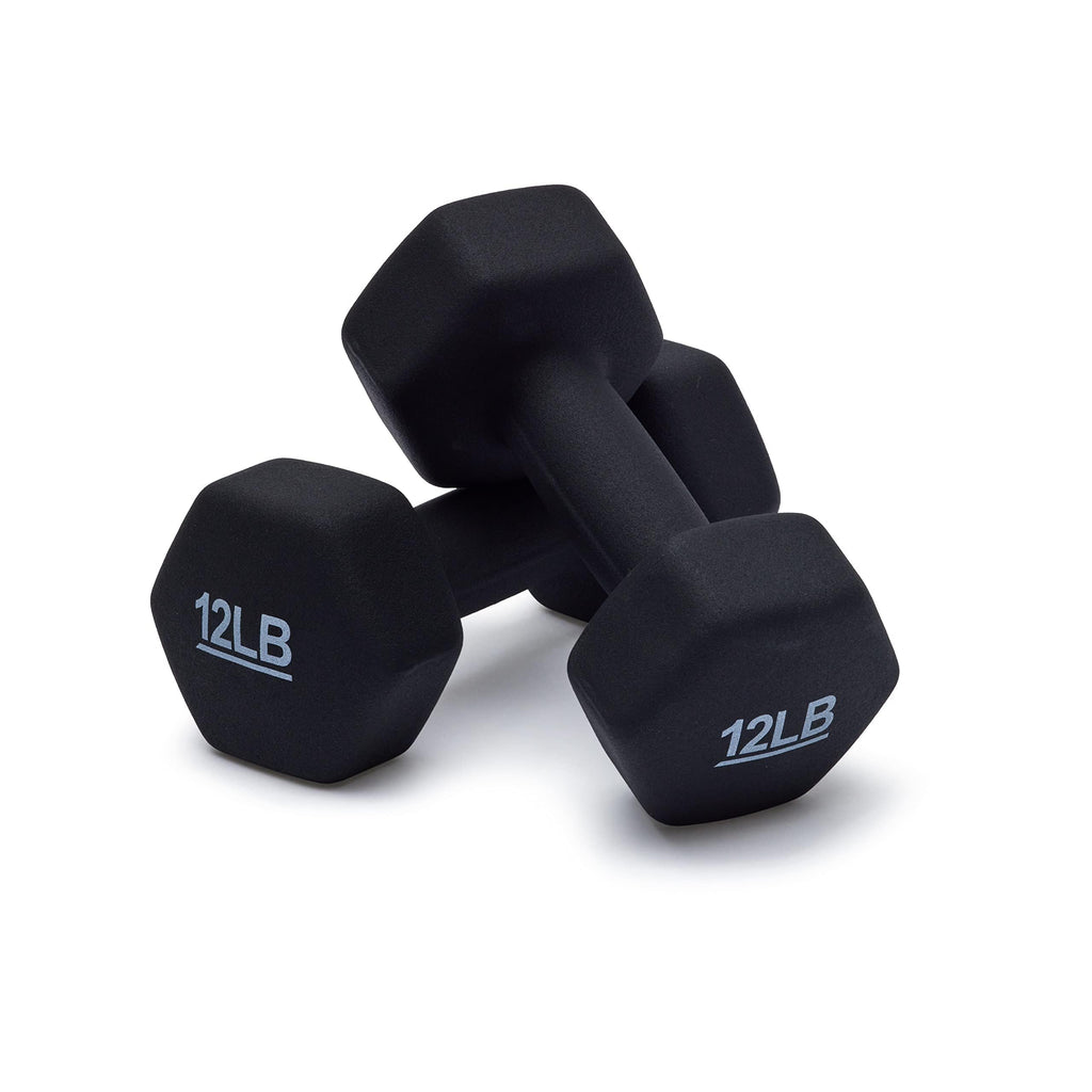 Amazon Basics Neoprene Hand Dumbbell Weights for Exercise & Toning