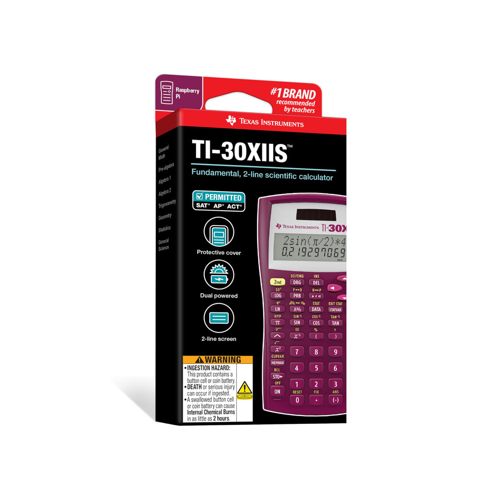 TI-30XIIS Scientific Calculator Texas Instruments, Black