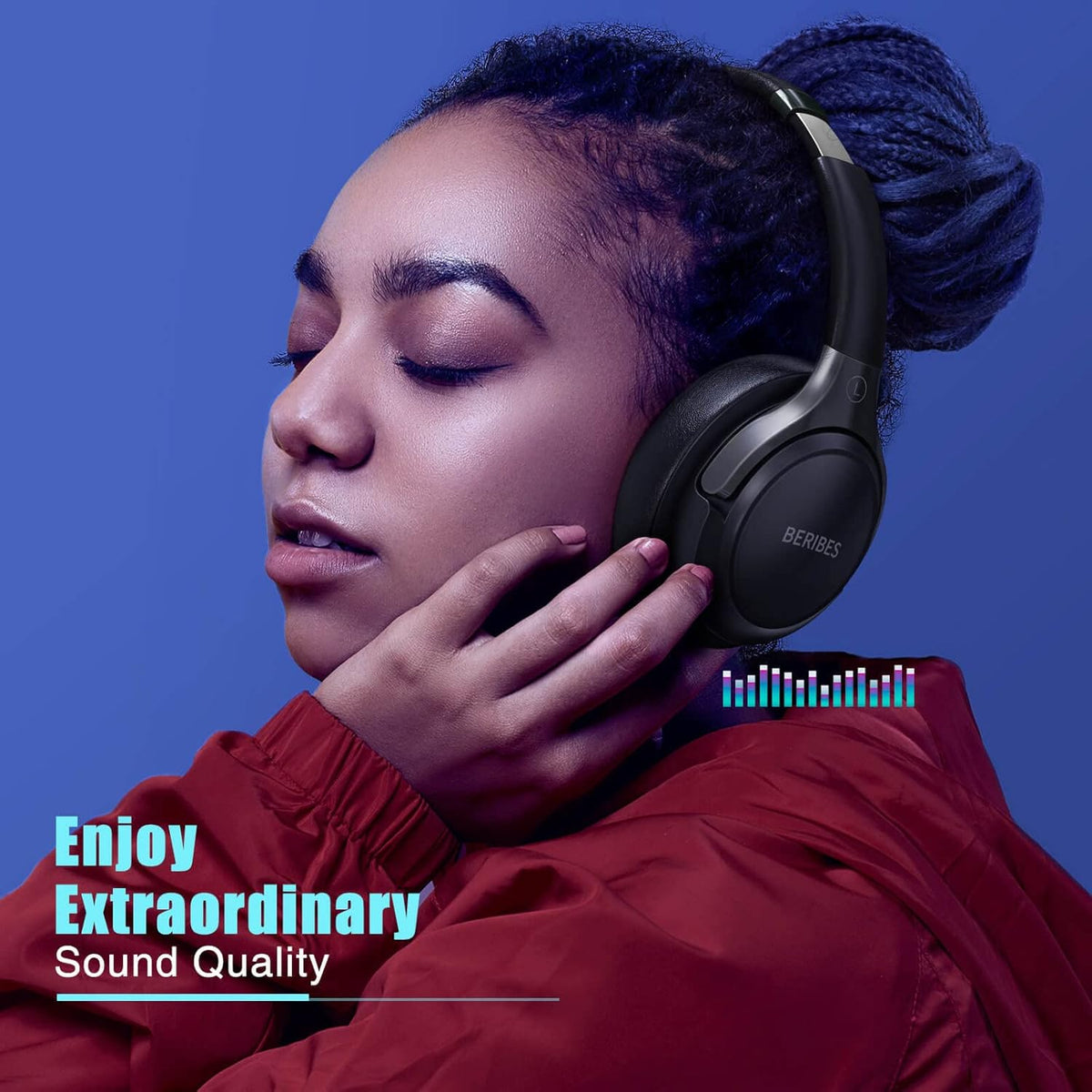 BERIBES Bluetooth Headphones Over Ear Wireless