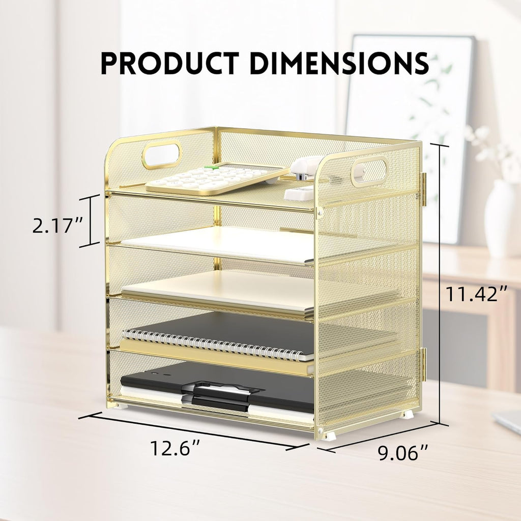Supeasy 2 Pack 5-Tier Desk Organizer