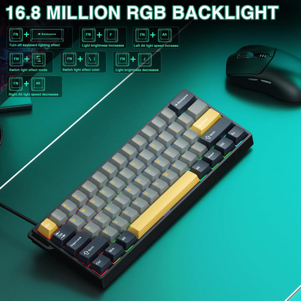 Mechanical Gaming Keyboard Wired, Magnetic Switches Hot Swappable