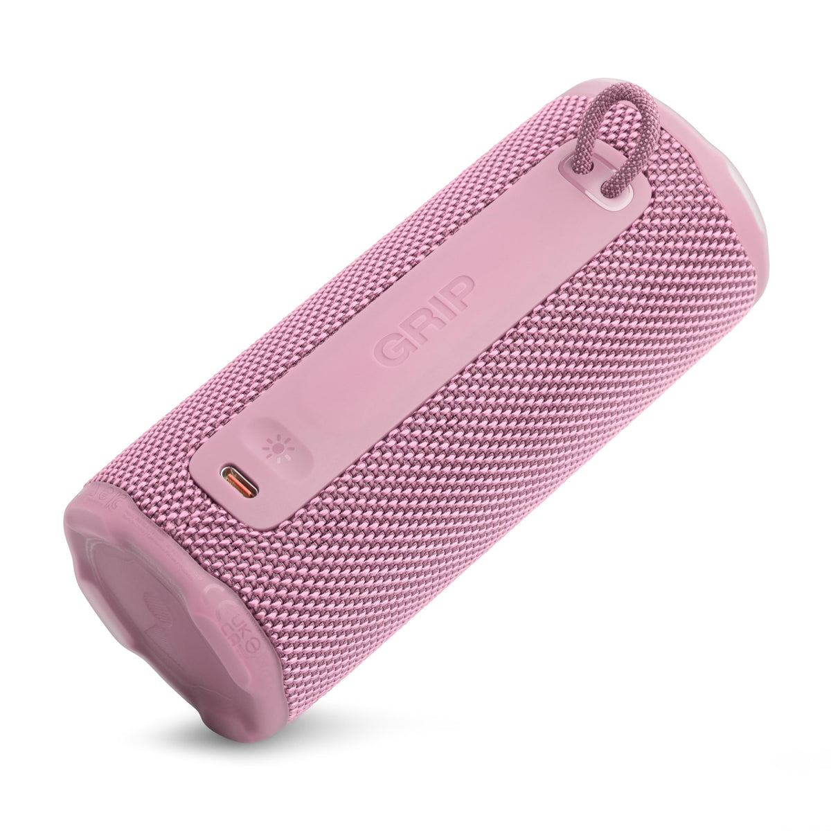 JBL Grip Portable Bluetooth Speaker, Waterproof, Ambient Light - White