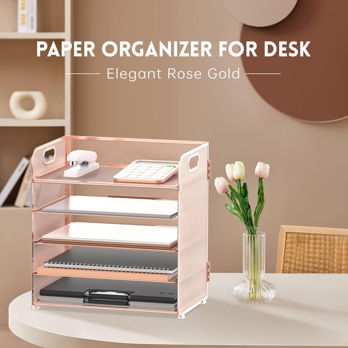 Supeasy 2 Pack 5-Tier Desk Organizer
