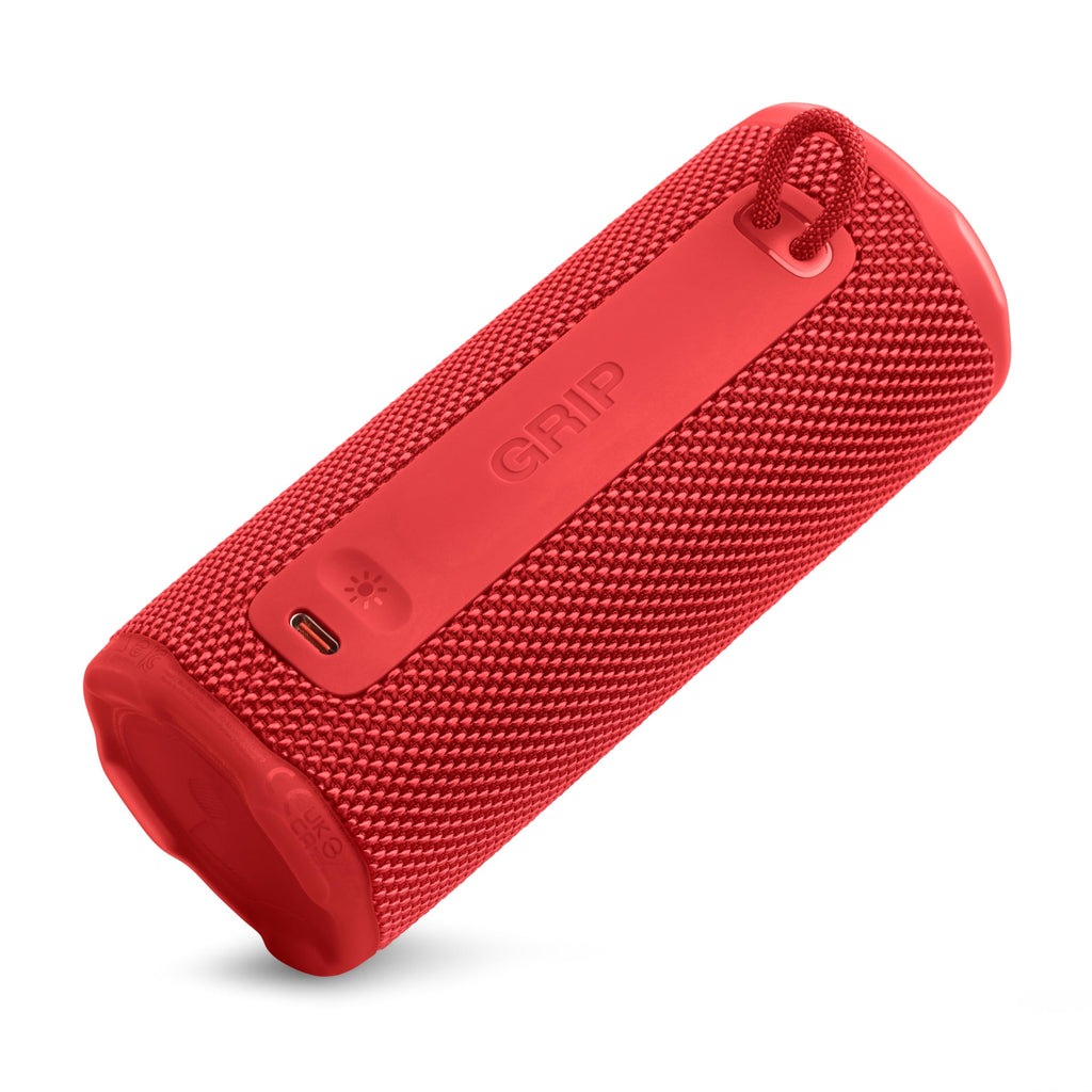JBL Grip Portable Bluetooth Speaker, Waterproof, Ambient Light - White