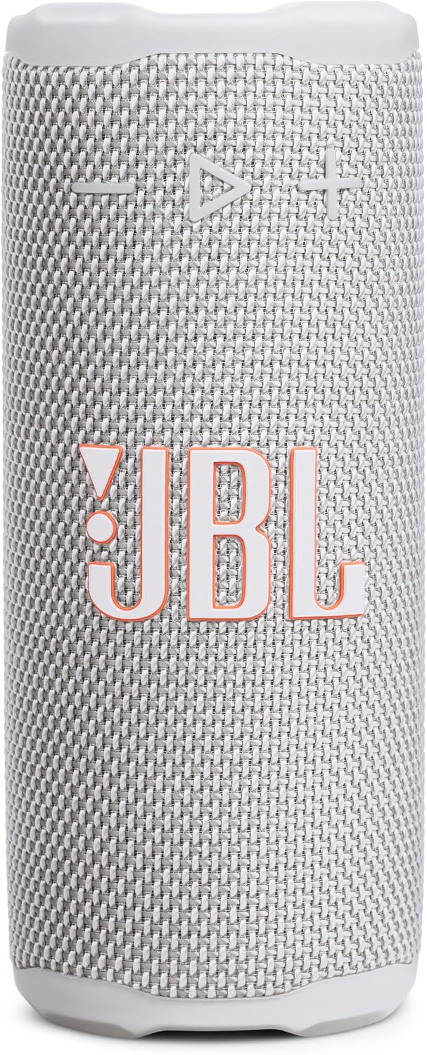 JBL Grip Portable Bluetooth Speaker, Waterproof, Ambient Light - White