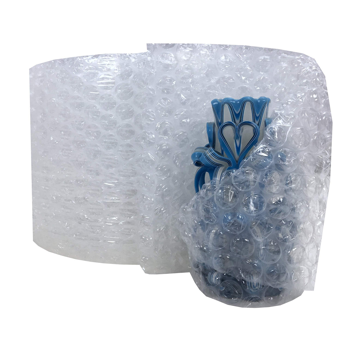 Amazon Basics Bubble Wrap | 12-inch x 175-ft Long Roll | Small 3/16" | Clear