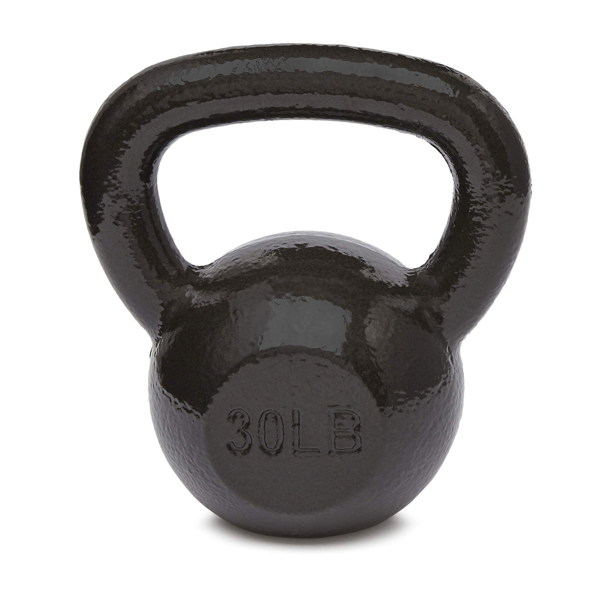 Amazon Basics Cast Iron Kettlebell for Strength Training | Black | 10lbs - 60lbs