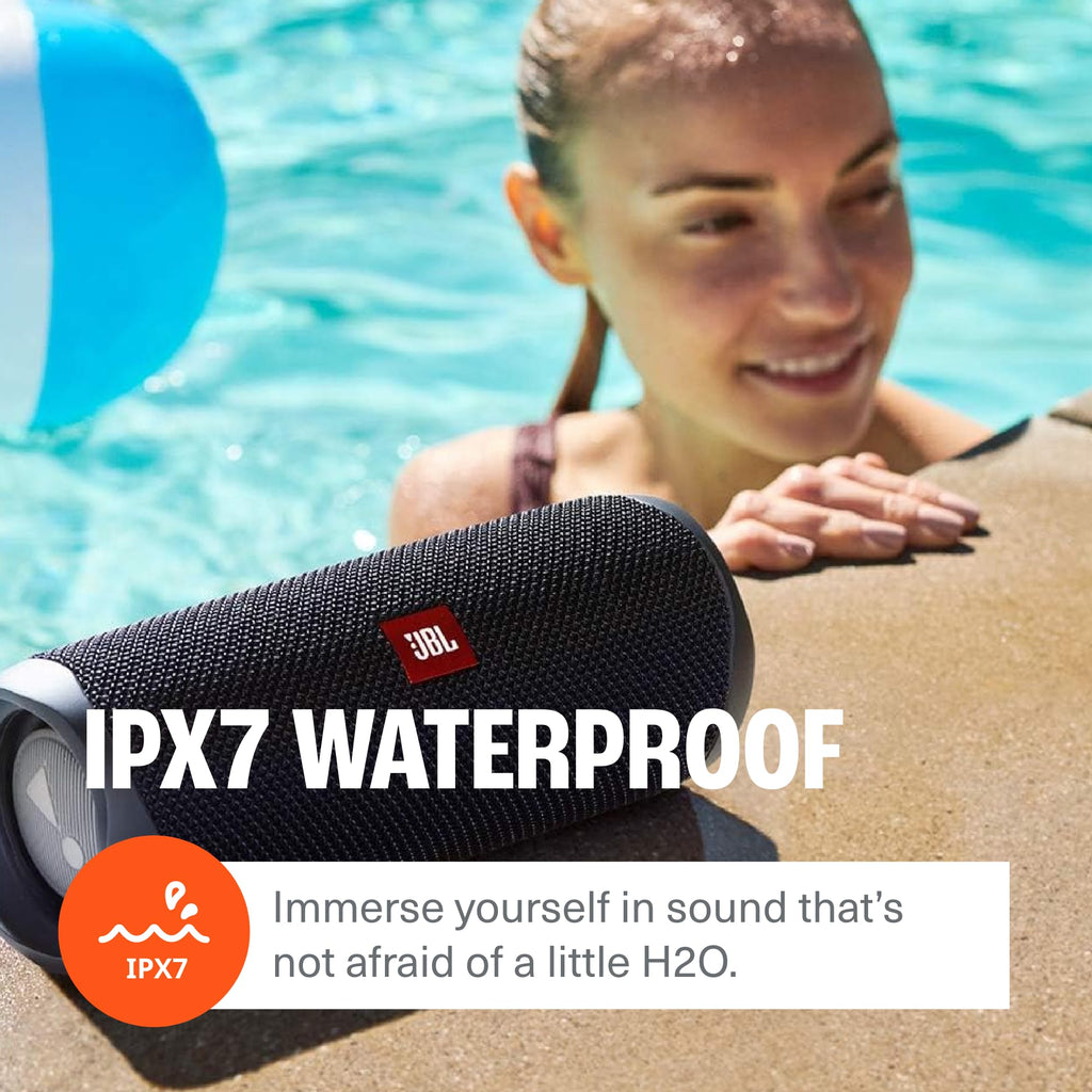 JBL FLIP 5 | Waterproof | Portable Bluetooth Speaker(small,black)