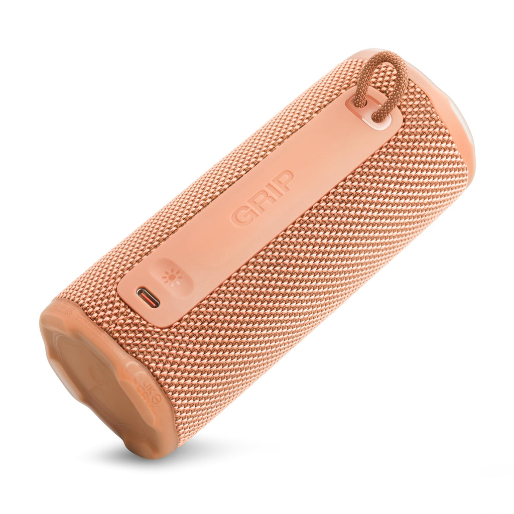 JBL Grip Portable Bluetooth Speaker, Waterproof, Ambient Light - White