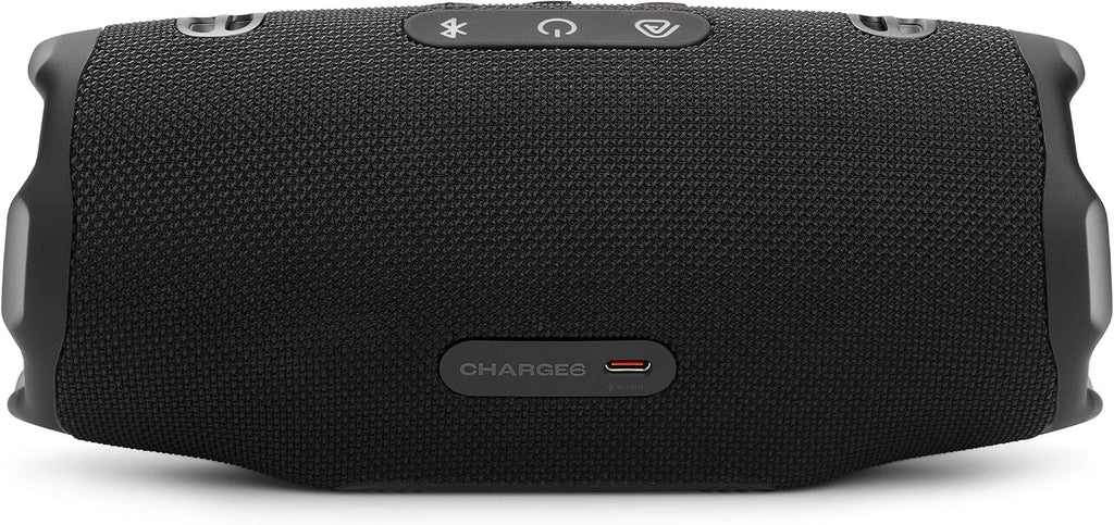JBL Charge 6 Portable Bluetooth Speaker, Waterproof, Drop-Proof - Black