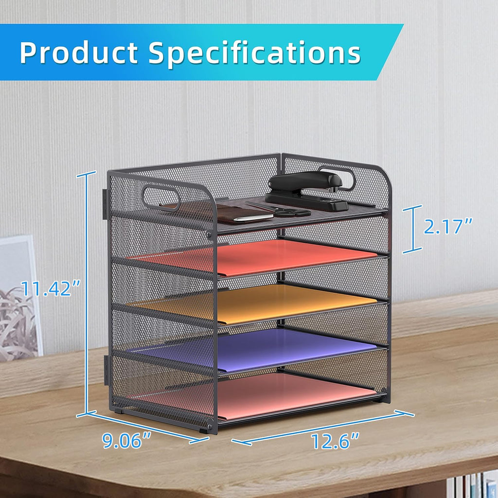 Supeasy 2 Pack 5-Tier Desk Organizer