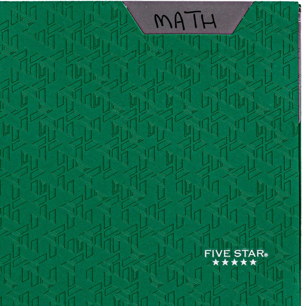 Five Star 2-Pocket Plastic Folder with Stay-Put Tabs and Prong Fasteners, Holds 8.5" x 11" Paper, Assorted Colors, 4 Pack (340300A)